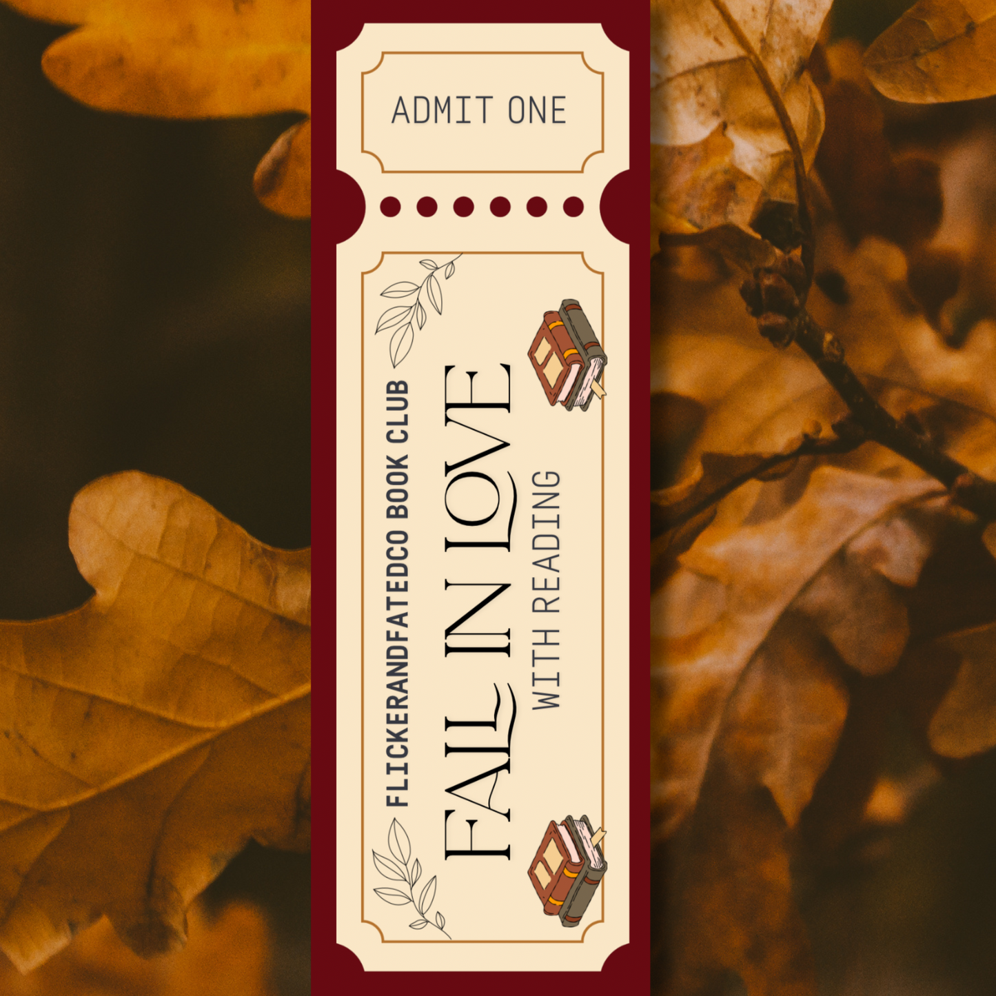 FALL IN LOVE - BOOKMARK
