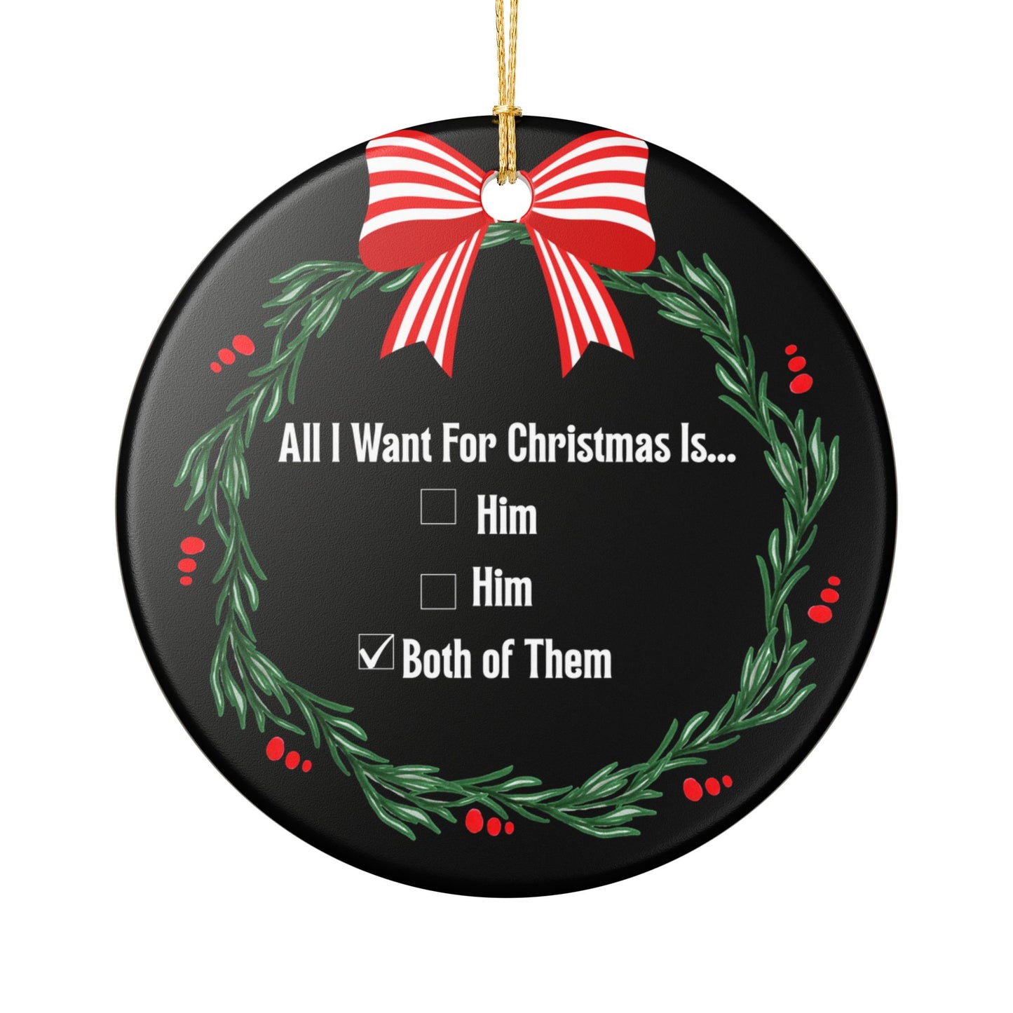 ‘WHY CHOOSE?’ - ORNAMENT