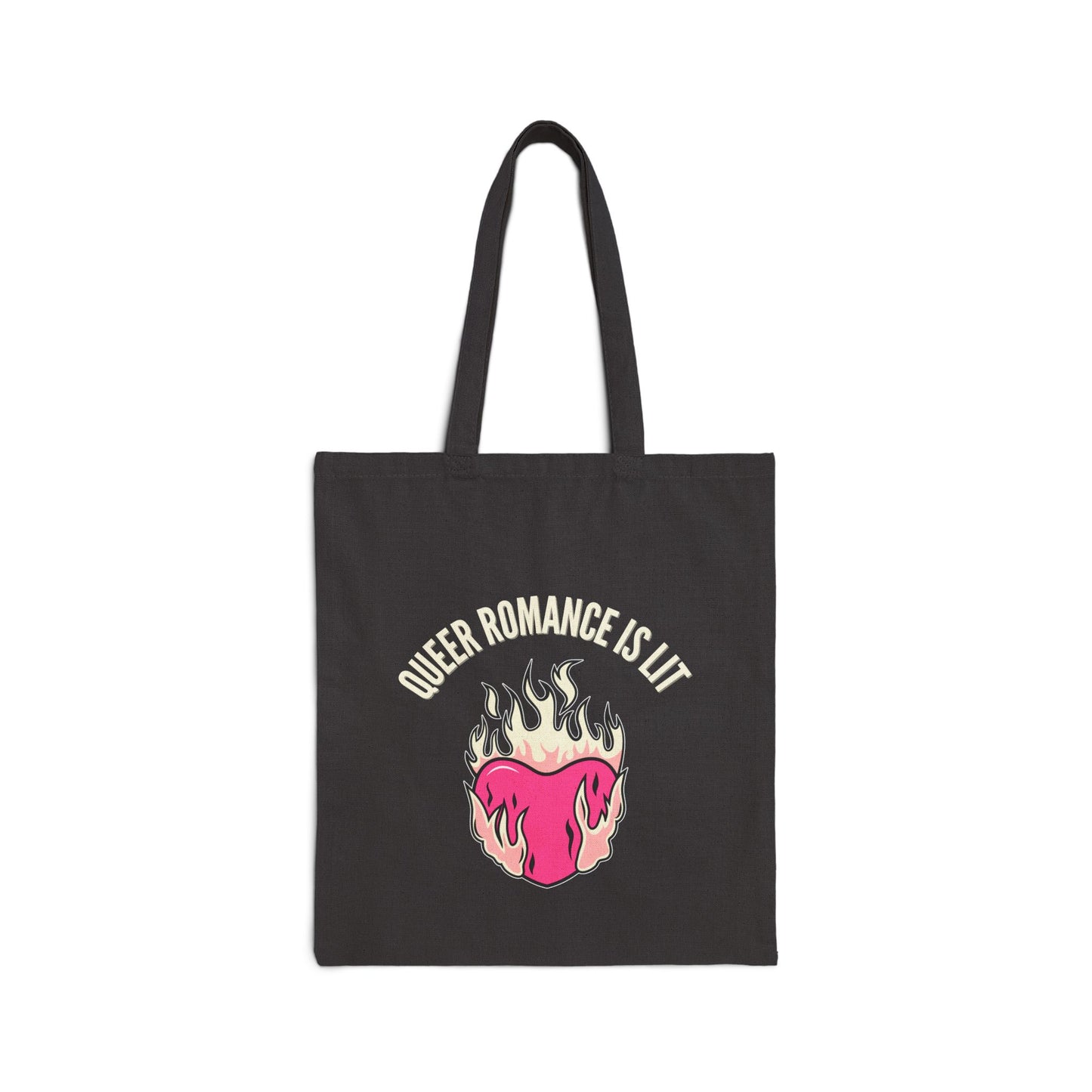 QUEER ROMANCE IS LIT - TOTE BAG