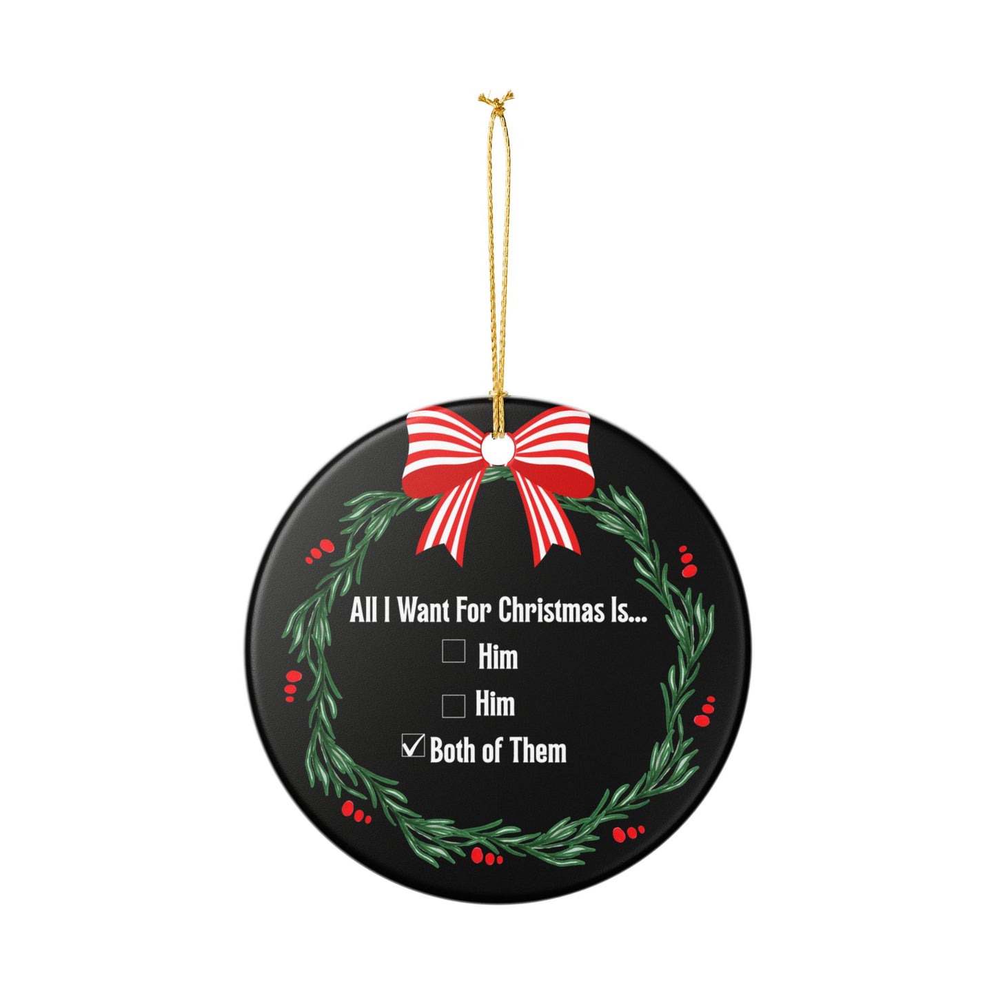 ‘WHY CHOOSE?’ - ORNAMENT