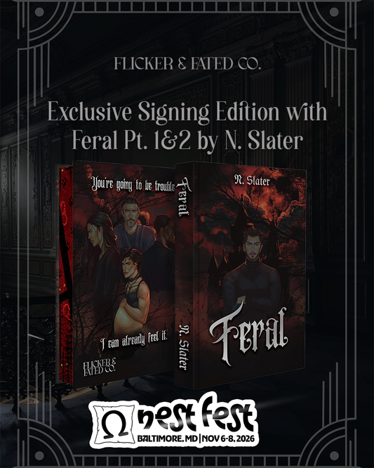 Feral Pt. 1 & 2 by N. Slater (SHIPPING ONLY)