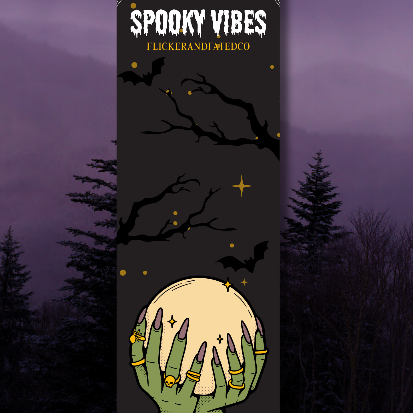 SPOOKY VIBES - BOOKMARK