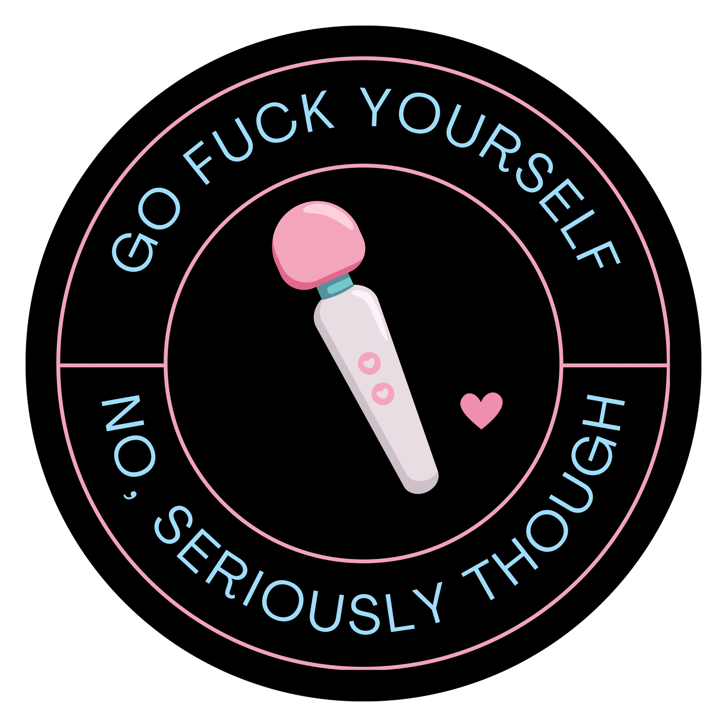 GO FCK YOURSELF - STICKER